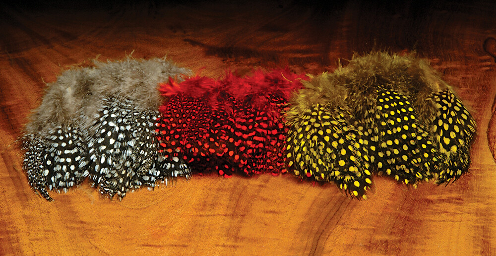 Hareline Dubbin - Strung Guinea Feathers