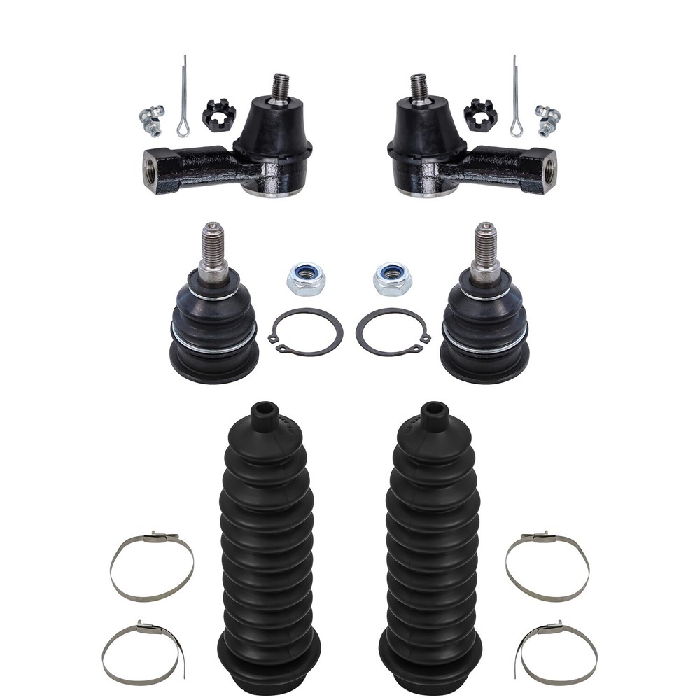 Front Lower Control Arm w/ Ball Joint + Inner & Outer Tie Rod Kit for Eclipse