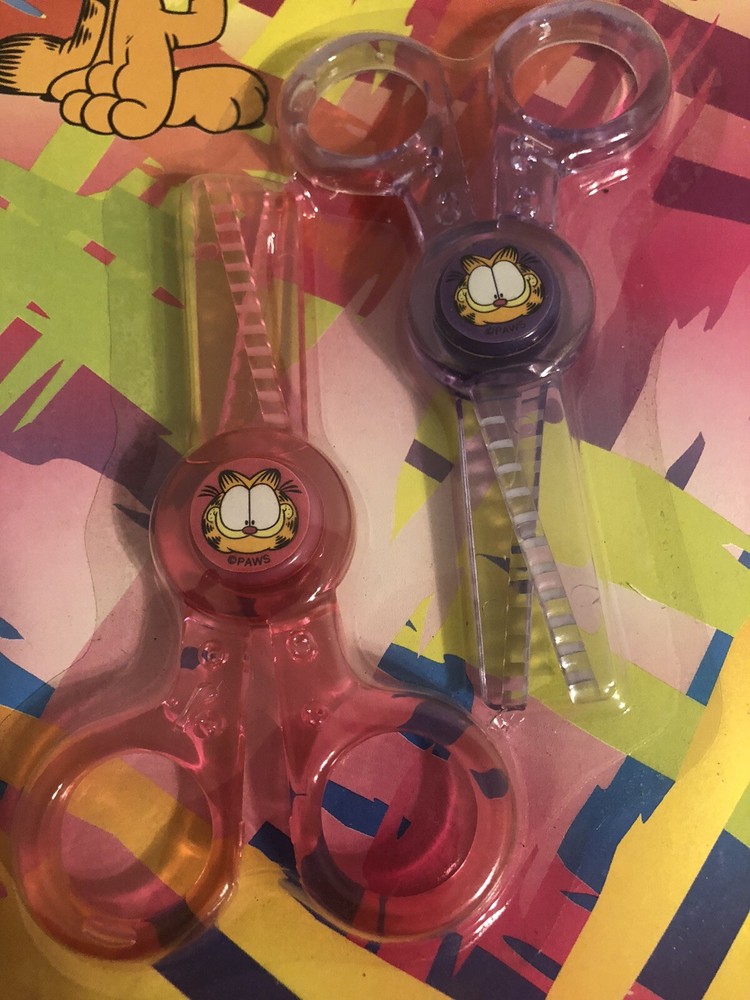 Paws Garfield Zig Zag Scissors #S4042 NIP