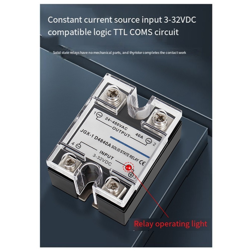 Single Phase Solid State Relay, Single Phase SSR, DC Control, AC Semiconductor r8366