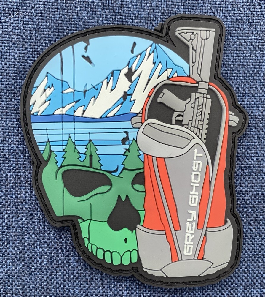 SHOT 💥 Show 2025 Grey Ghost Precision “Outdoors" Patch, Hook & Loop, NEW!
