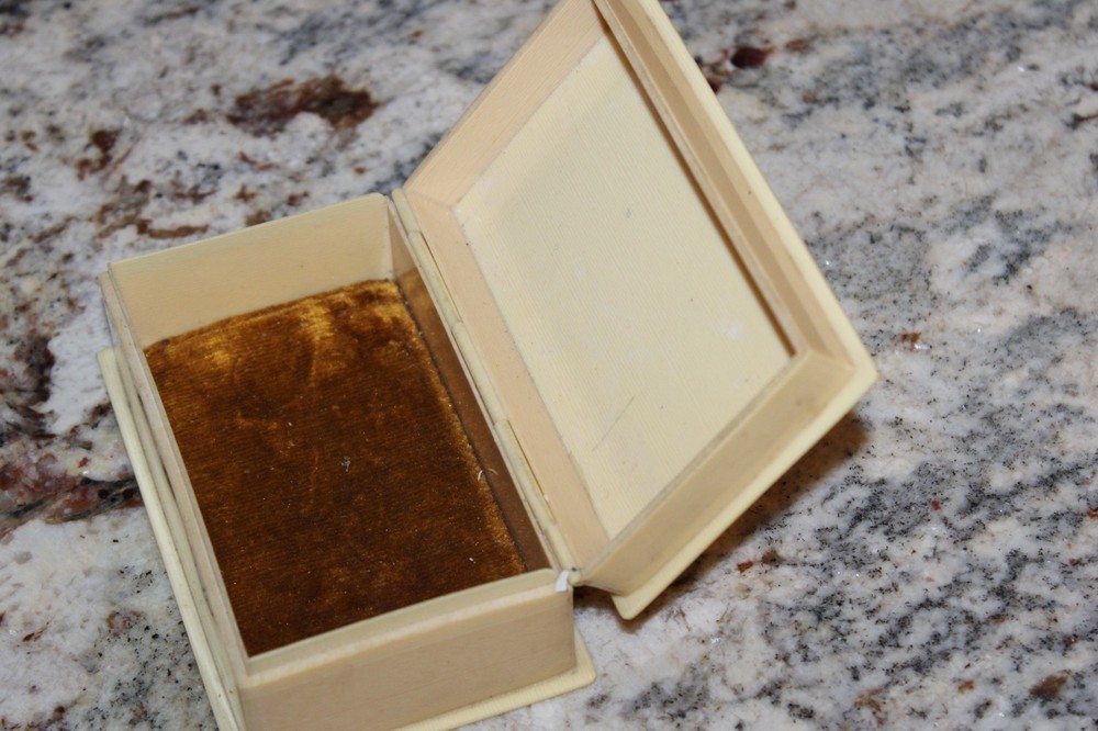 Vintage Celluloid Gillette Razor Box Holder