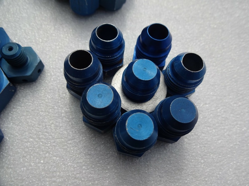 Various Pressure Flared Plug-Tube Fitting, Threaded - Aluminum (59pcs)