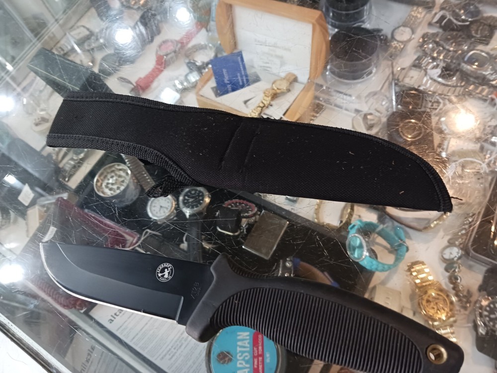 SCHRADE X TIMER DROP POINT KNIFE 4 1/4" FIXED BLADE - XT2B