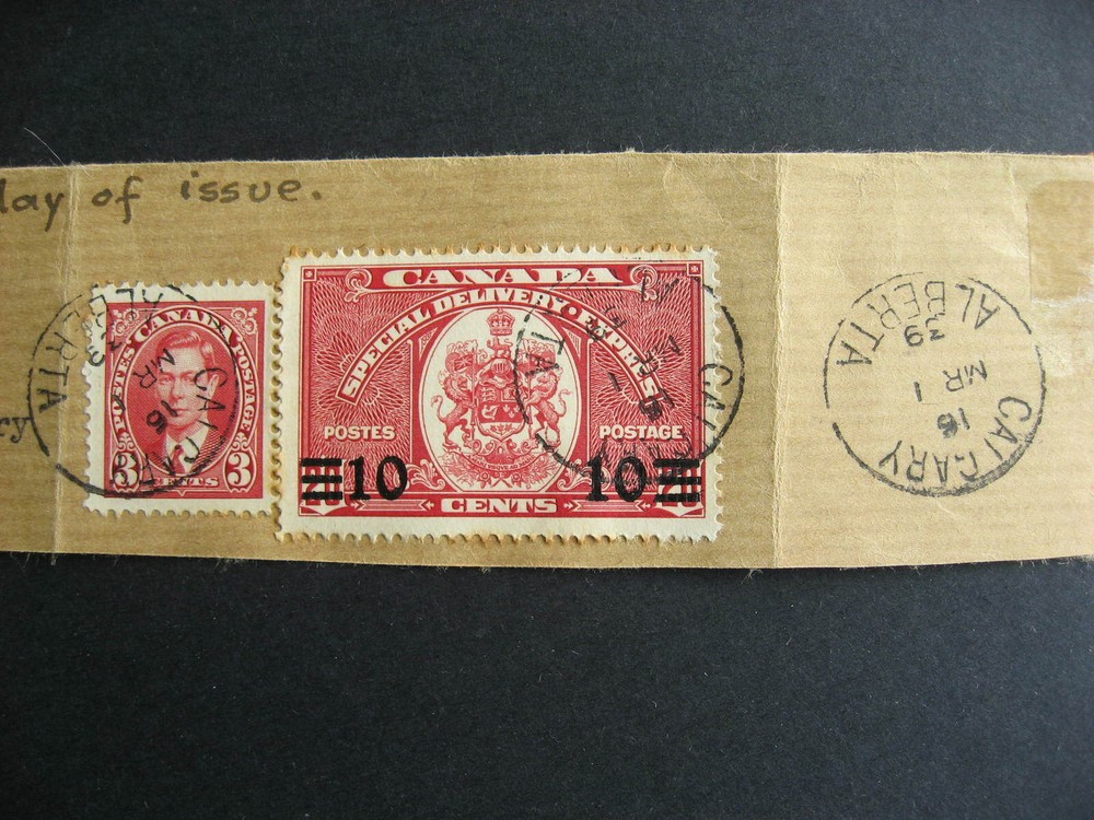 Canada Sc E9 first day usage on piece, check it out!