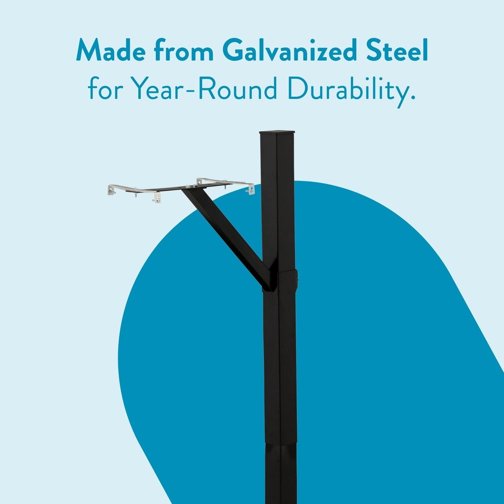 Architectural Mailboxes Drive-in Galvanized Steel Post Kit - Easy Install!