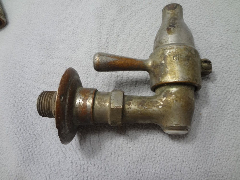 Antique Brass Hot & Cold Faucets