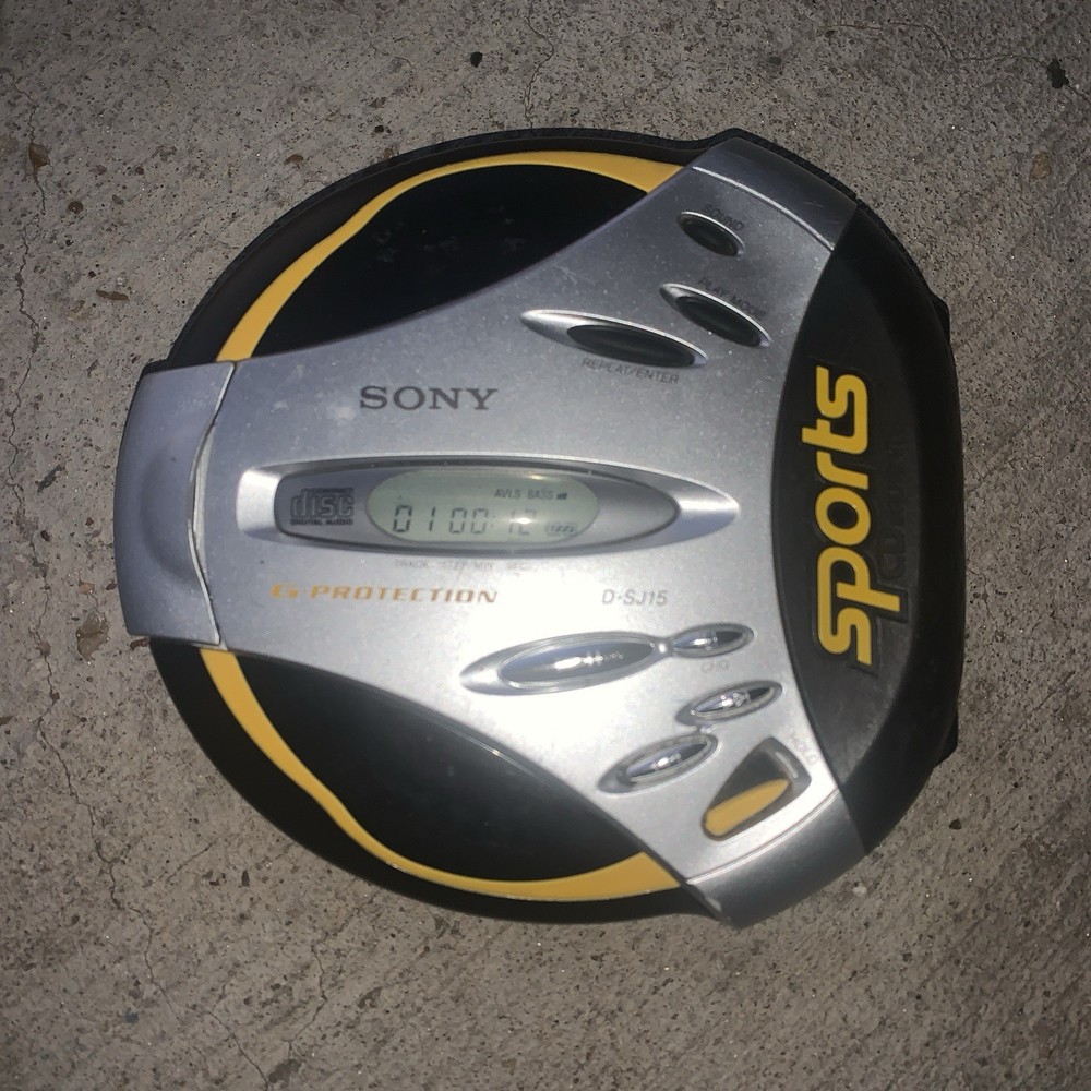 Sony D-SJ15 Discman CD Walkman Player Tested Working