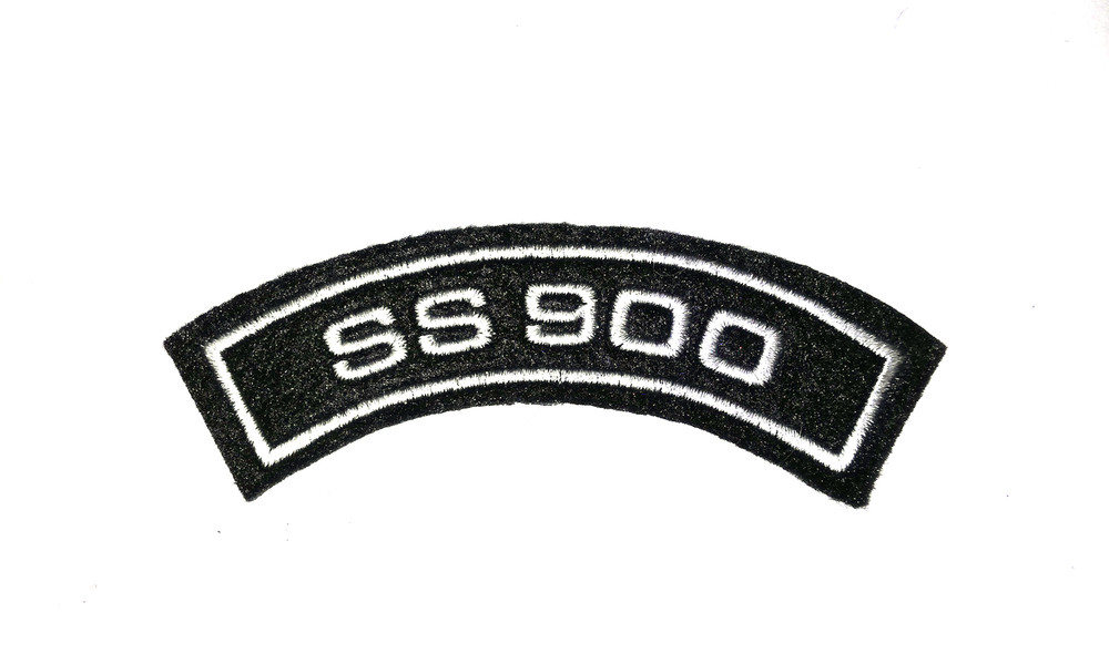 CLASSIC DUCATI SS 900 CURVED EMBROIDERED MOTORCYCLE PATCH