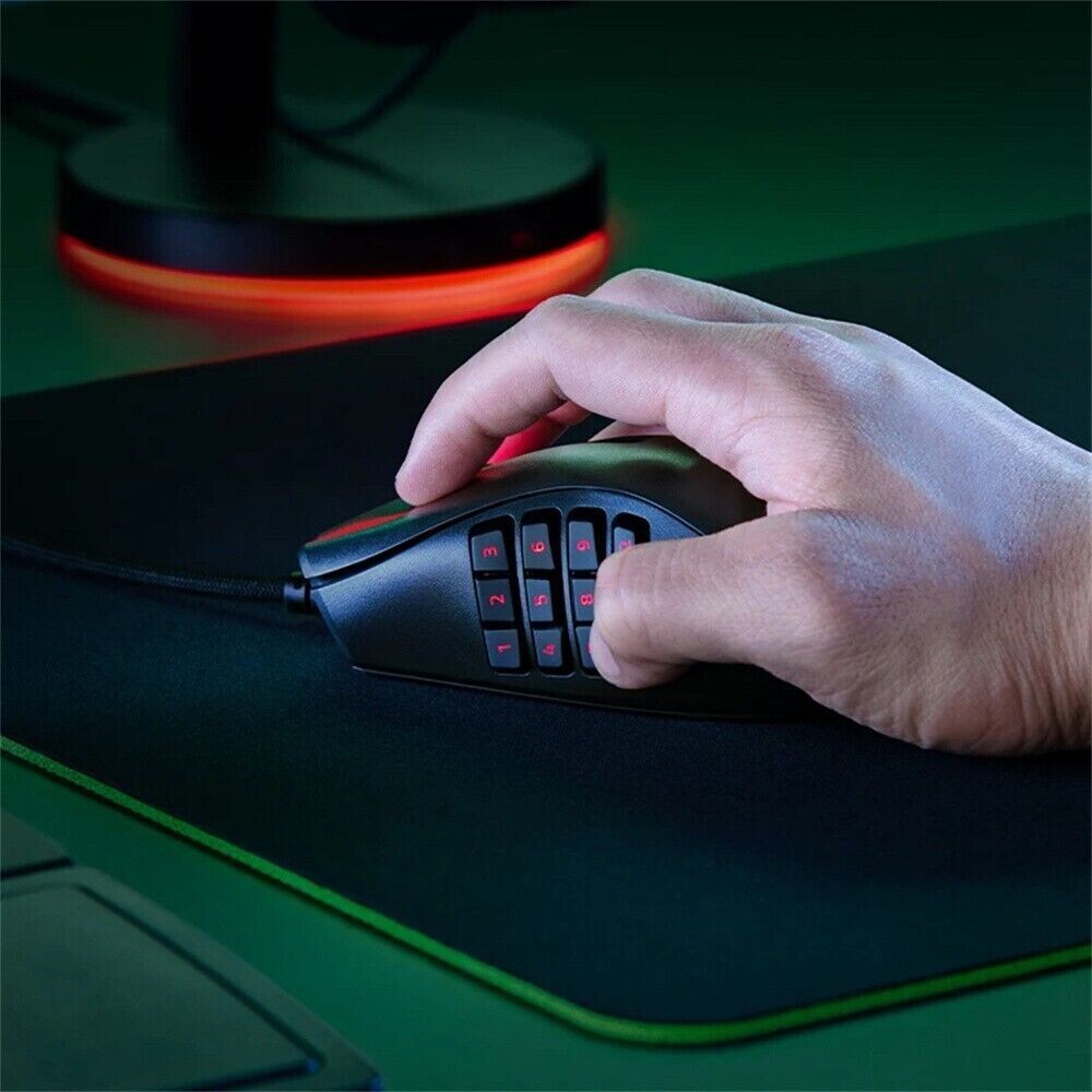 Razer Naga Left Handed MMO Edition Gaming Mouse with 12 Programmable Button