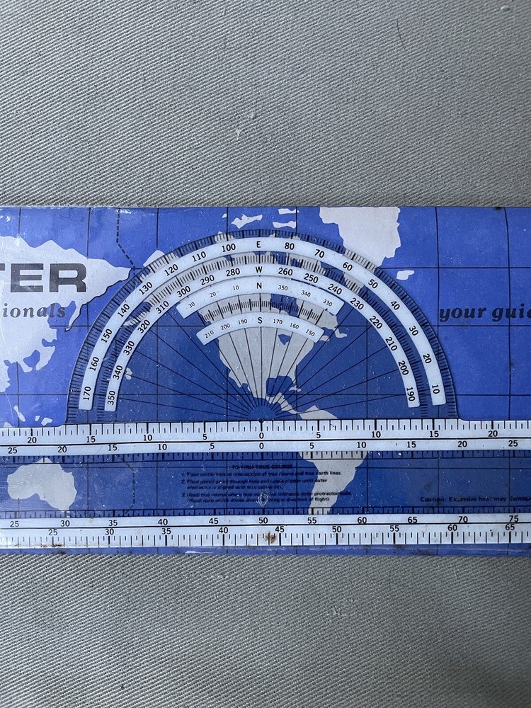 Vintage Aero APR NP-13 Pilot Navigational Plotter - NEW SEALED