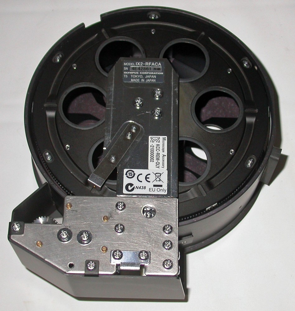 Olympus IX2-RFACA Motorized Fluorescence 6 Position Cube Turret