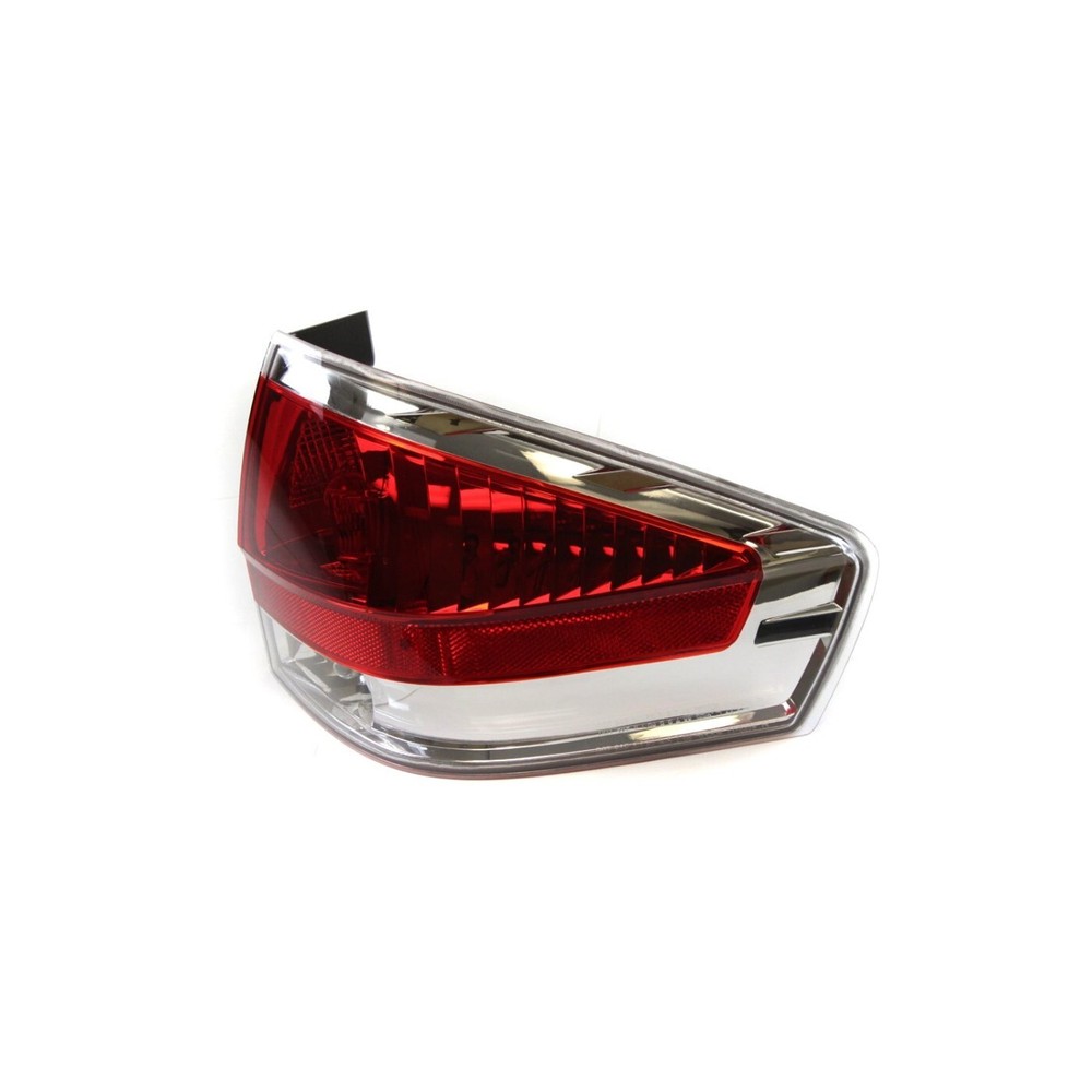 Halogen Tail Light Set For 2008 Ford Focus Clear & Red Lens w/ Bulbs 2Pcs