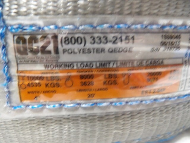 Polyester Sling 4" x 20' 20,000 lbs Basket Capacity