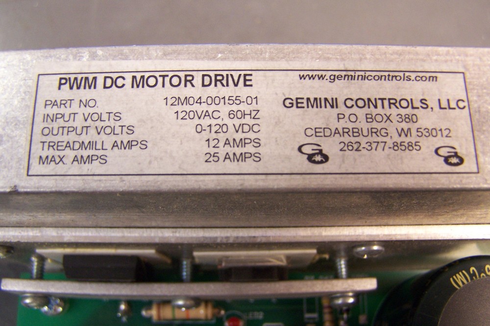NEW Gemini Controls 12M04-00155-01 1HP PWM Treadmill Motor Control Controller