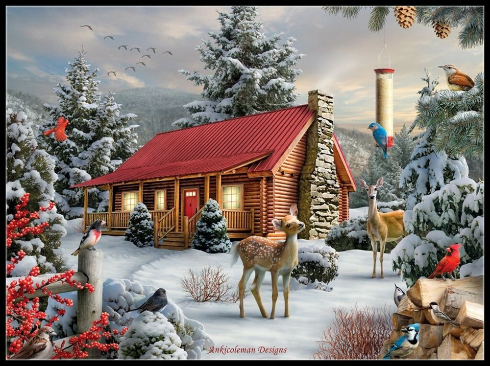 New Friends 3 - DIY Chart Counted Cross Stitch Pattern Needlework DMC Color