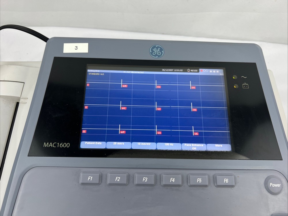 GE MAC 1600 Resting ECG Analysis Machine