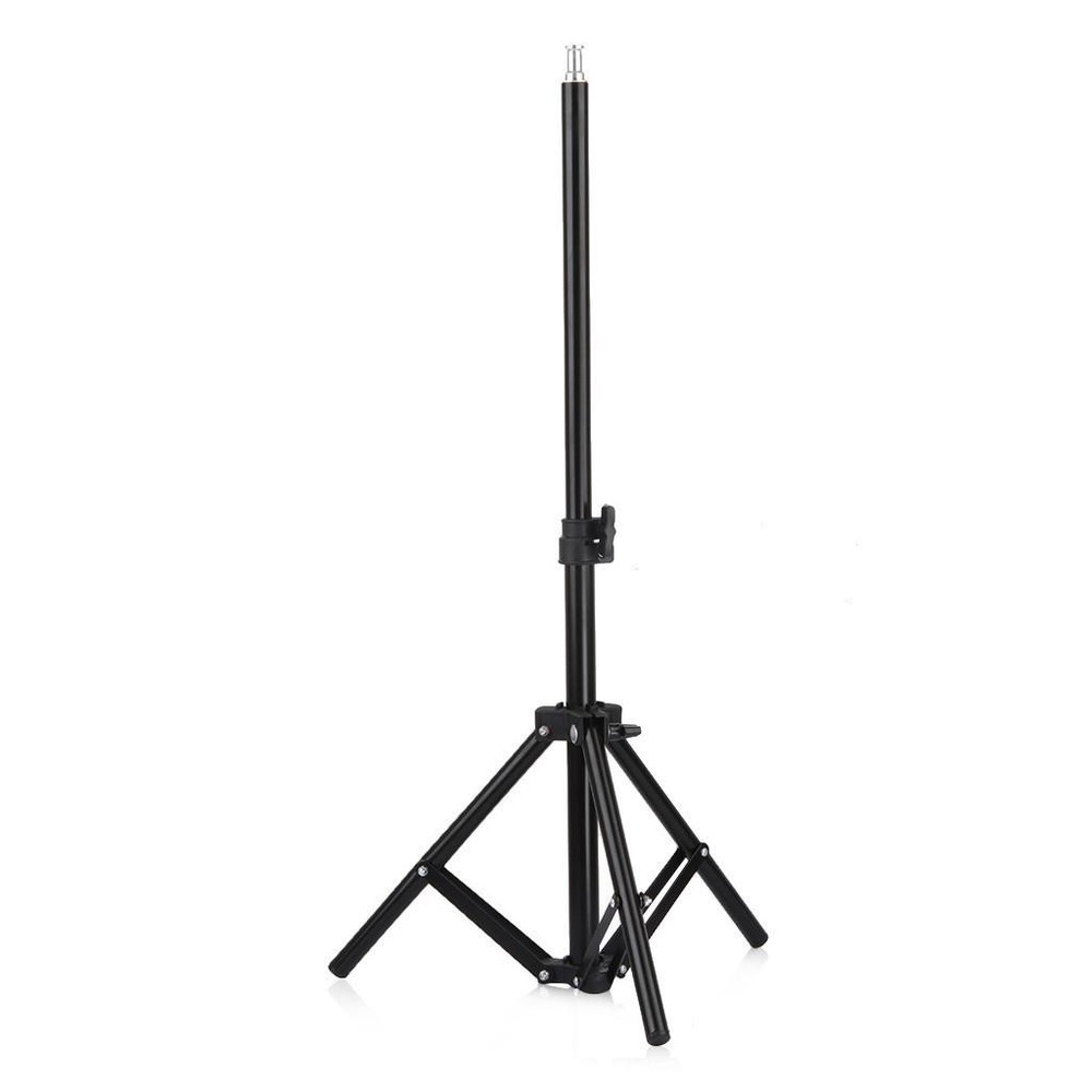 Continuous Lighting Kit 65W 3x Softbox Light Stand for Photo Video Studio Black