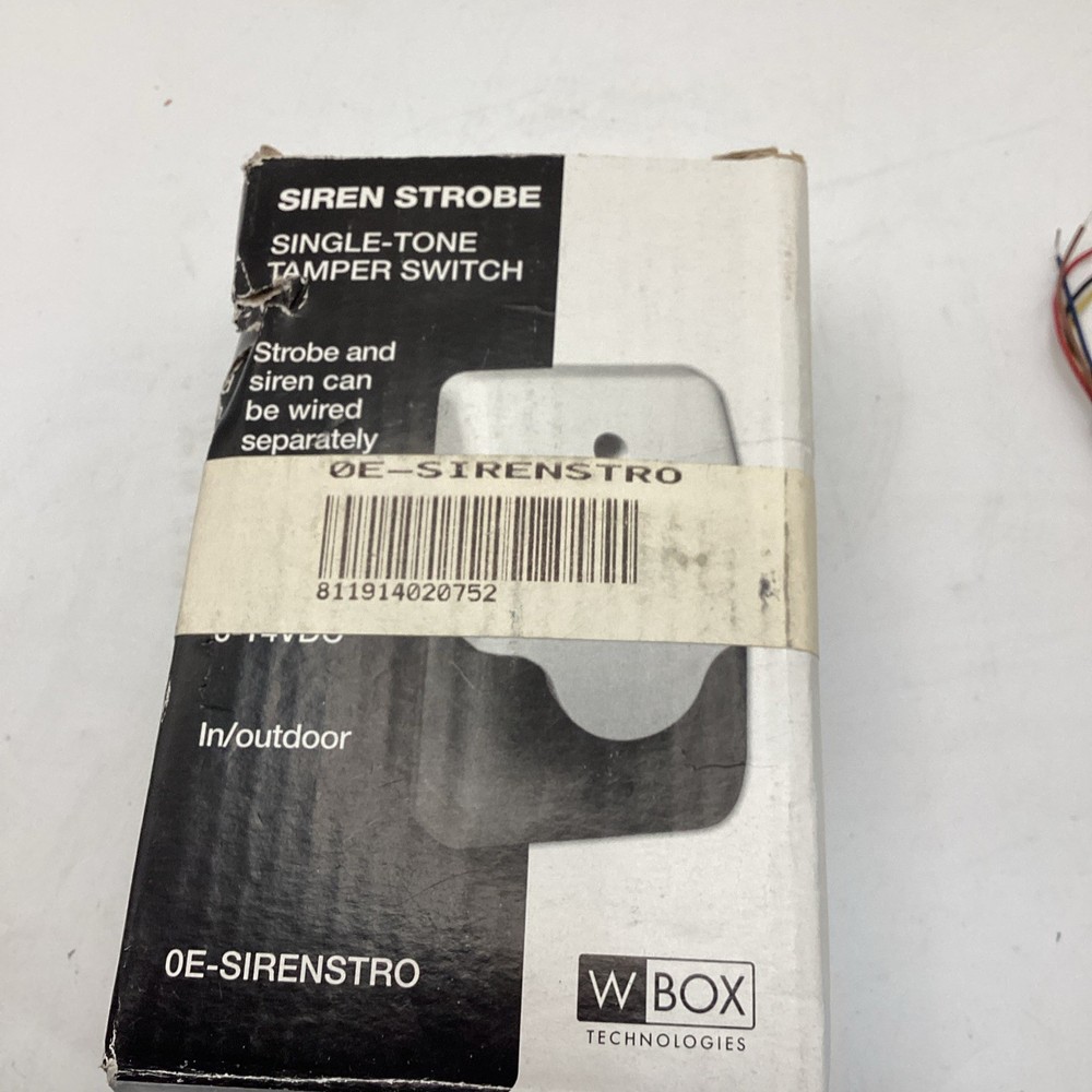 Or-Sorento Siren Strobe Single Tone Tamper Switch⚪️