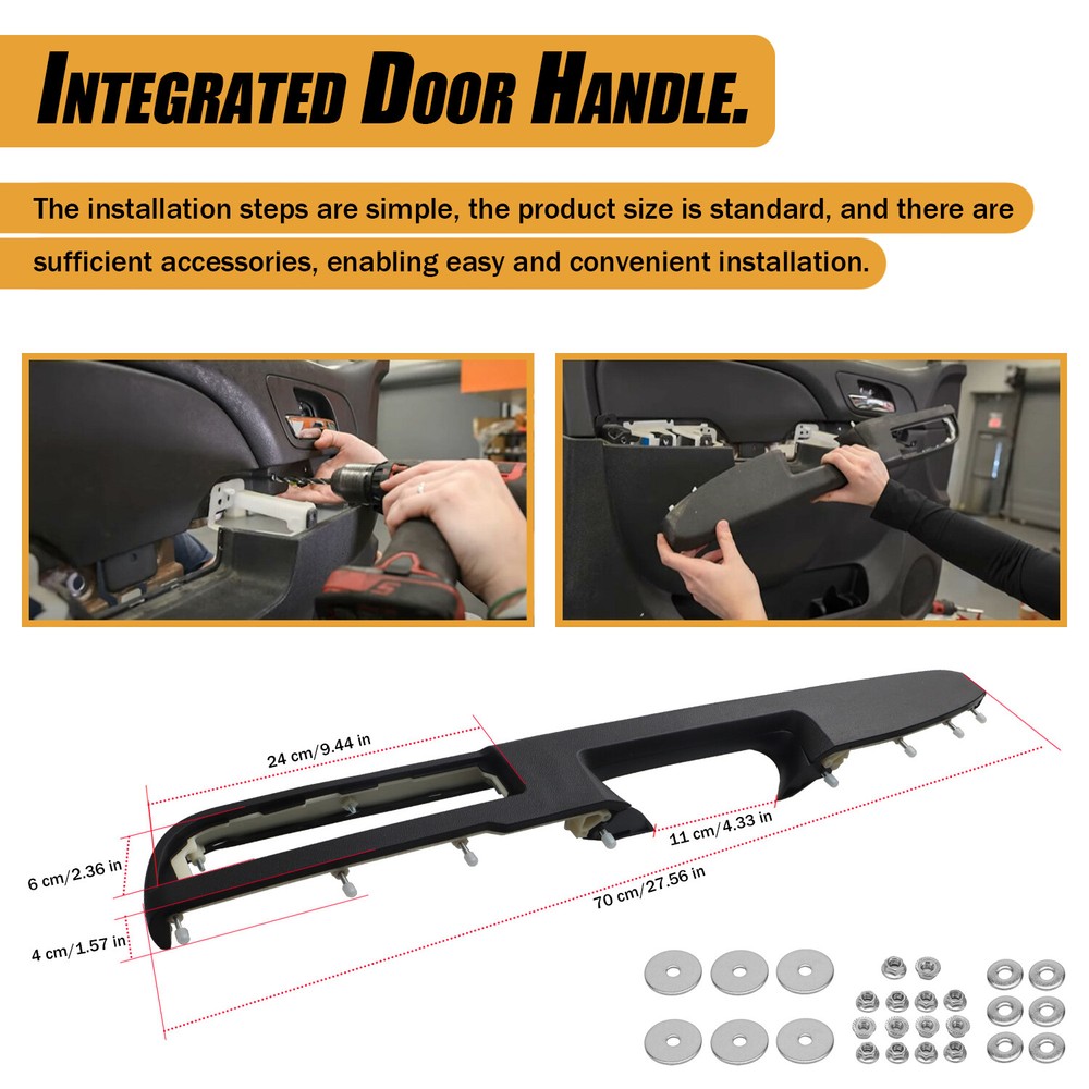 Driver Side Inner Door Pull Handle Armrest Repair for Chevy GMC 2010-2014