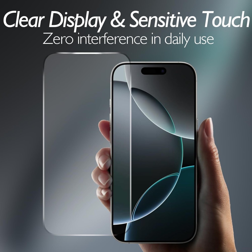 Front+Back Full Body Tempered Glass Screen Protector For iPhone 16 Pro Max Plus