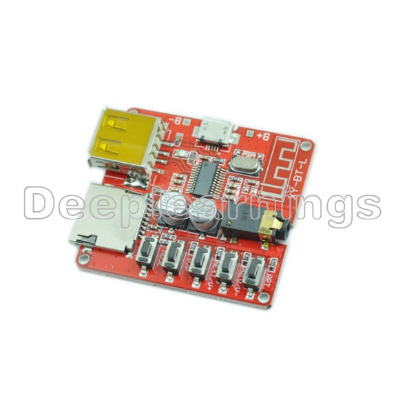 3.7V-5V Bluetooth 4.1 Audio Decoder MP3 Player Board Micro USB TF SD Card Module