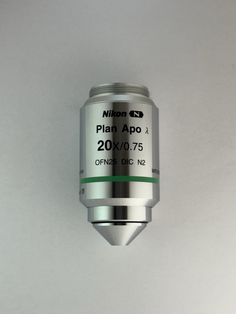 Nikon Plan Apo λ Lambda 20x/0.75 ∞/0.17 CFI60 DIC N2 Microscope Objective Lens