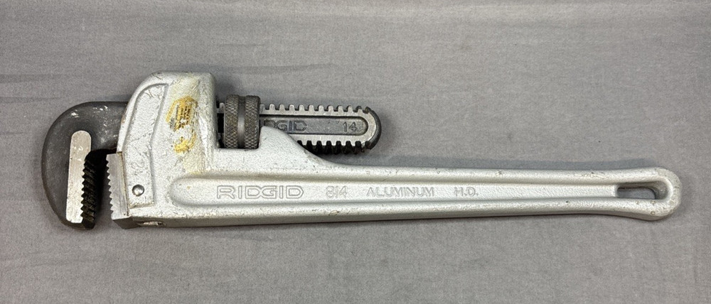 Rigid 14'' Aluminum Pipe Wrench