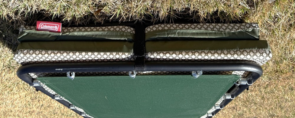 COLEMAN RIDGELINE CAMPING COT WITH FOAM SLEEPING MAT