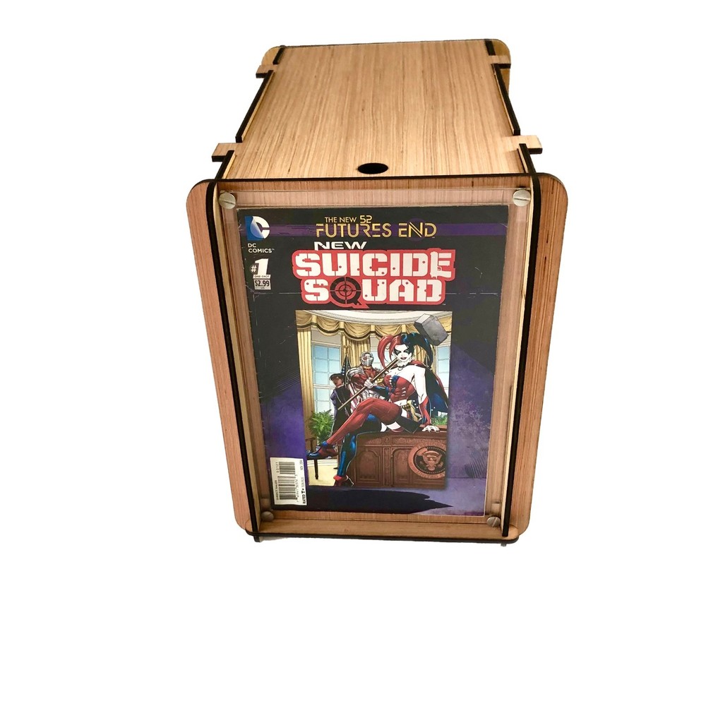 Comic Storage & Display Box + DC's New Suicide Squad-Futures End #1 Comic Book