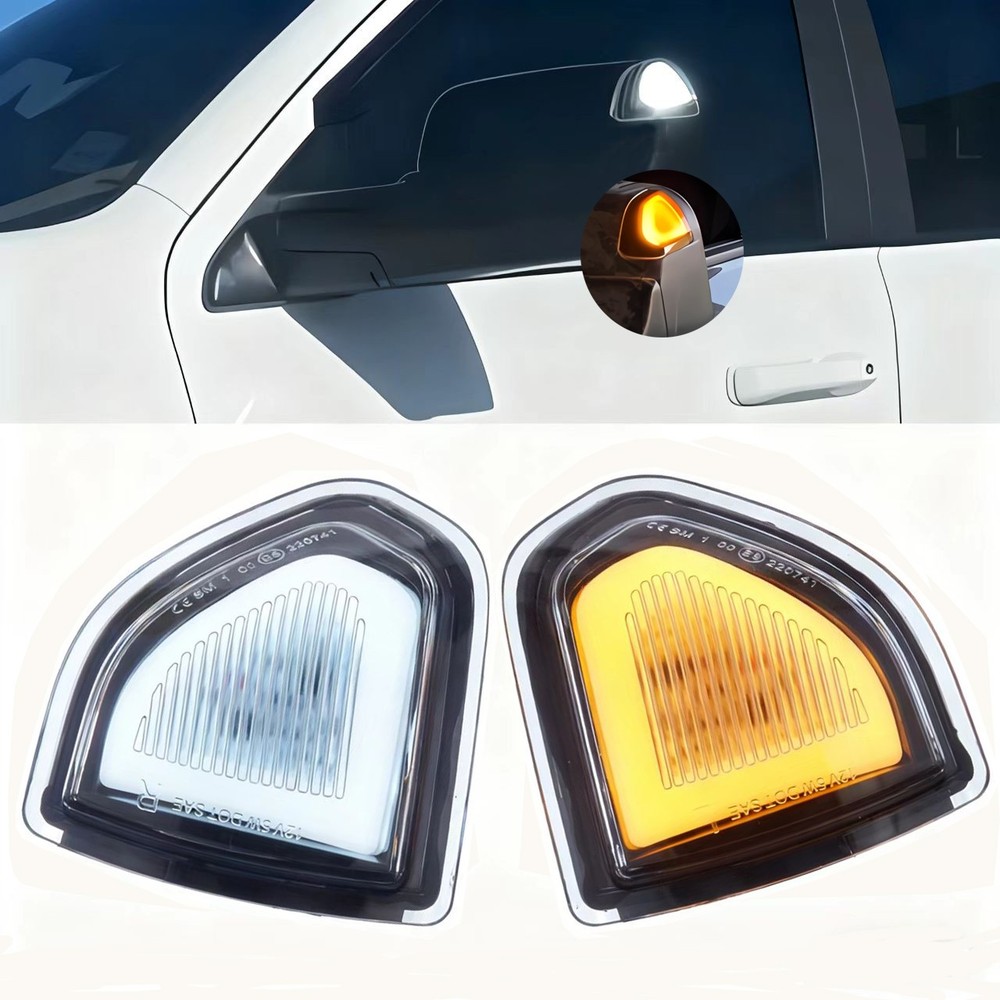 LED Side Towing Mirror Signal Light Lamp For 2019-2023 Dodge Ram 1500 2500 3500