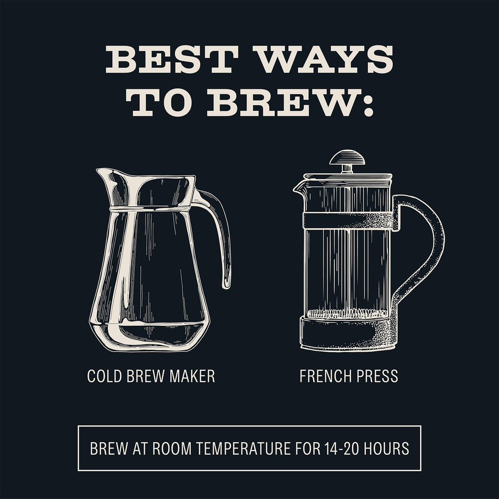 Cold Brew Coffee | Decaf Blend | Water Process | Coarse Ground Coffee | Micro Si
