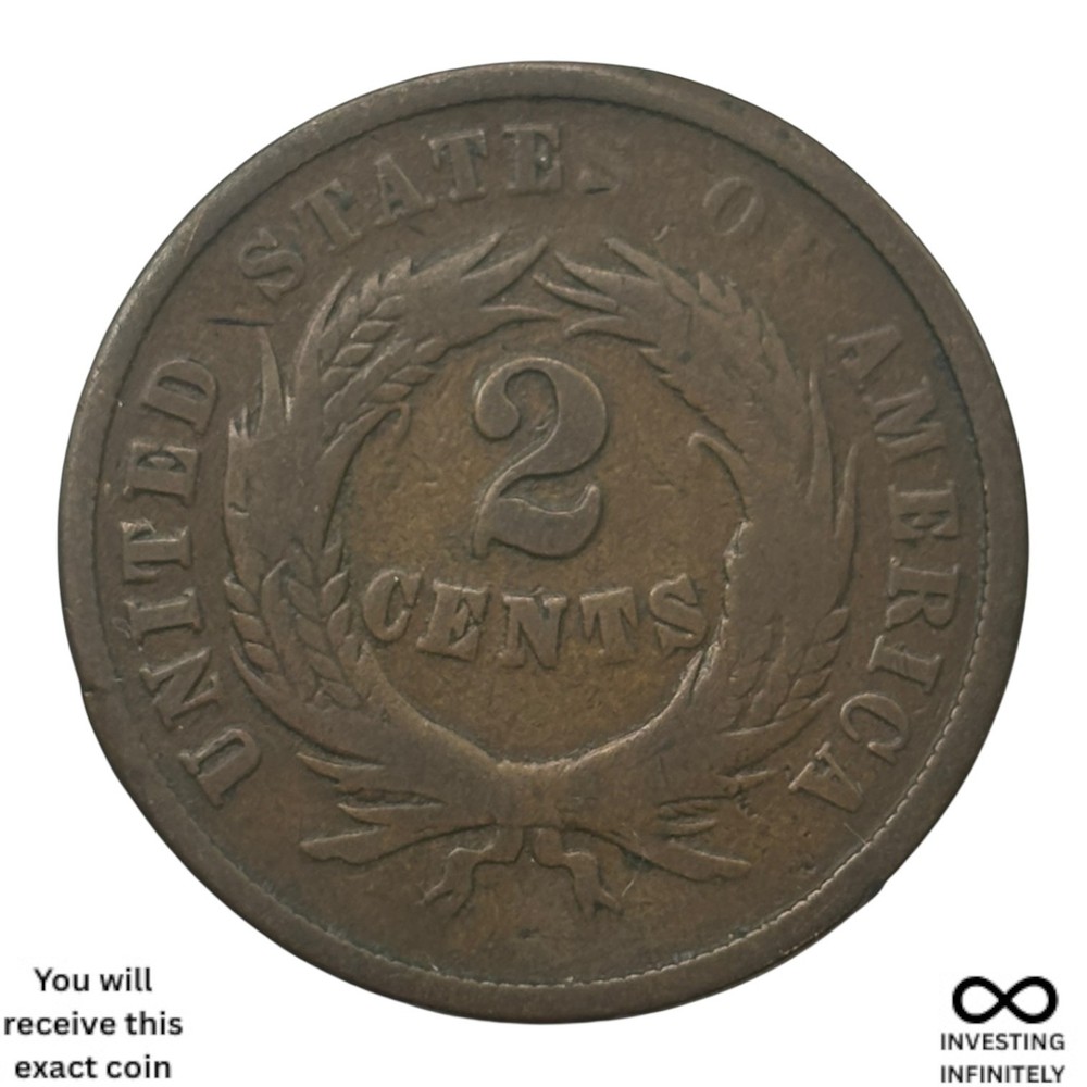 1865 2 Cent Piece X-1105