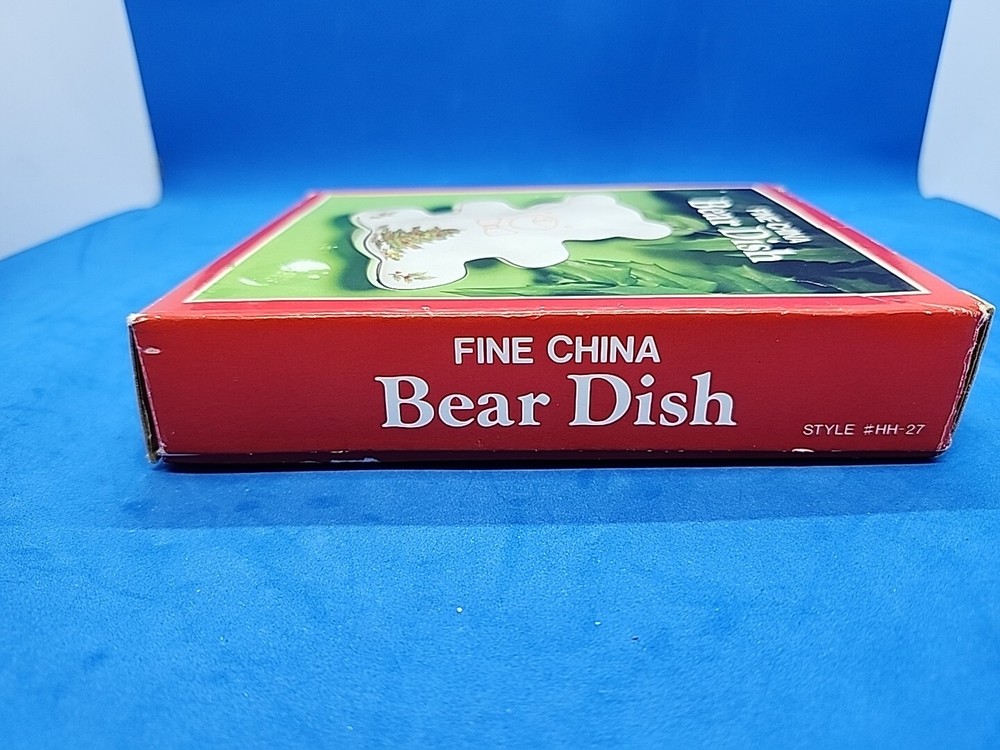 Holiday Hostess Bear Dish 6" W/ Original Box #HH-27