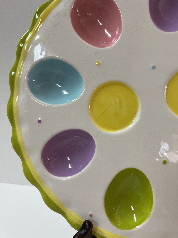 Easter Deviled Egg Platter by Pier 1 Imports 11”