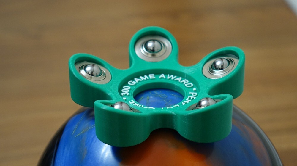 NEW VERSION Bowling Ball Rotating Cup Stand V.1.0 - Personalized