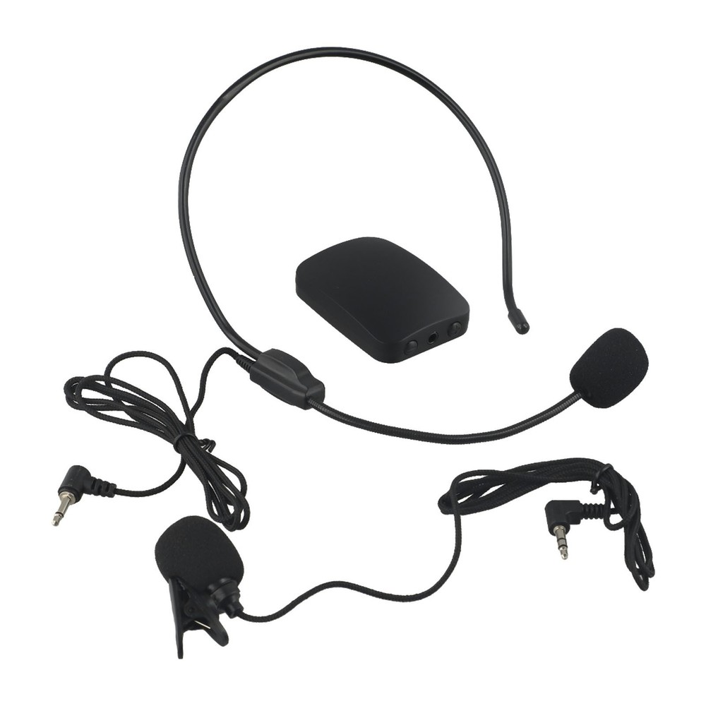Wireless Headset Microphone Lavalier Mic Transmitter for Amplifiers and Radios
