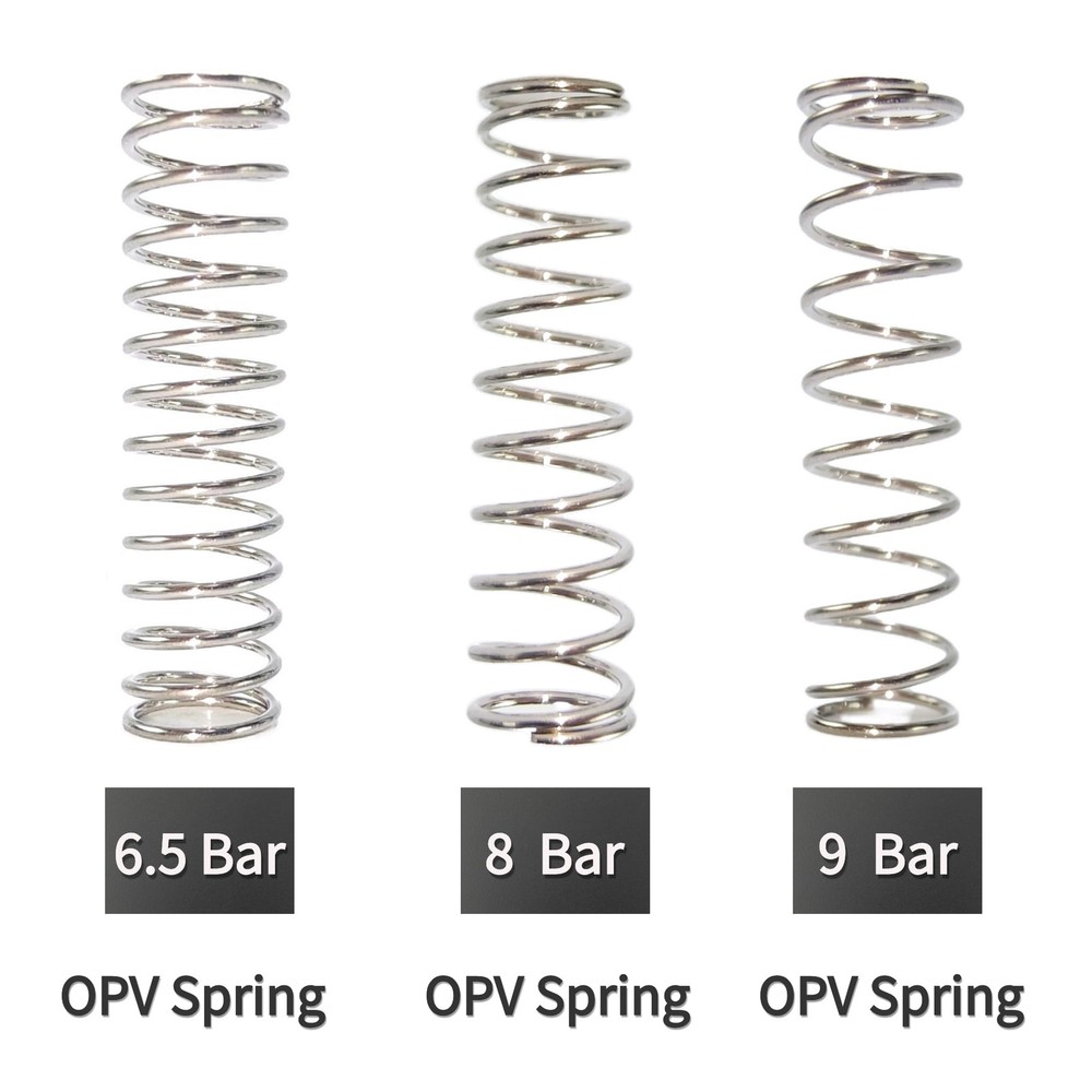 9 Bar 8 6.5 OPV Spring Modification for Gaggia Classic small, Silver
