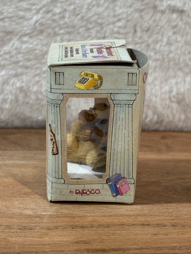 Cherished Teddies BETA “PHI” BEAR by Enesco In Original Box