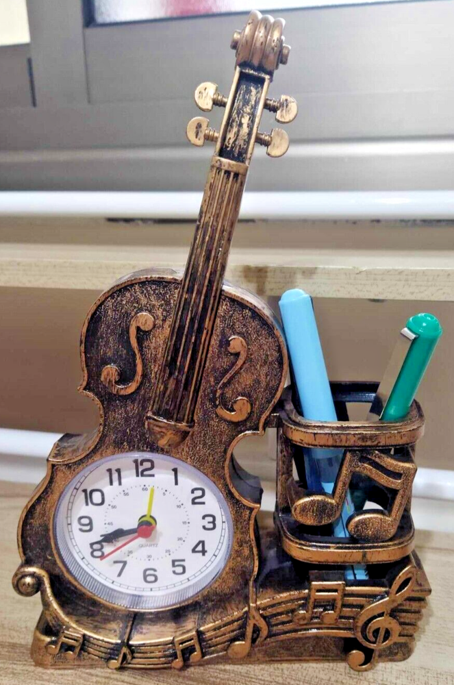 Home & Desktop Accessories Guitar Clock Shape