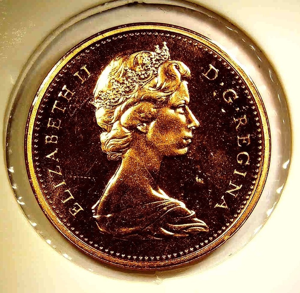 1970 Canada Cent Queen Elizabeth II