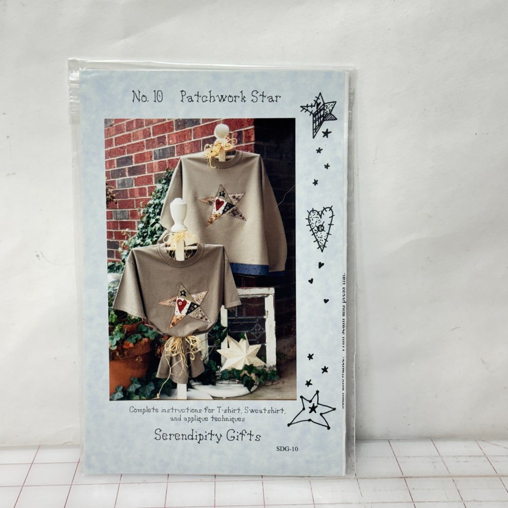 Patchwork star Pattern Applique quilt t-shirt, Sweatshirt