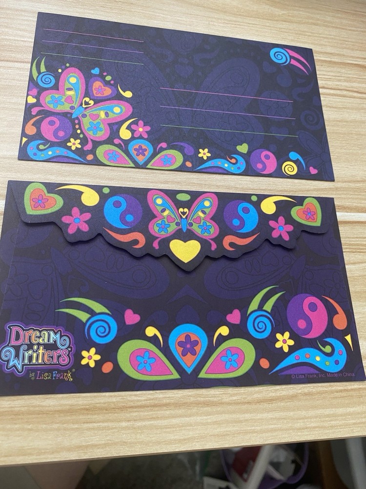 Vintage Lisa Frank Dream Writers Envelope