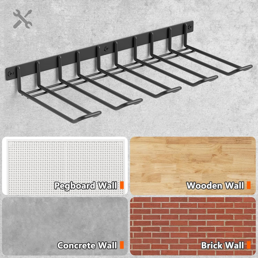 Power Tool Organizer, Cordless Drill Holder Wall Mount, Garage Tool Storage Rack