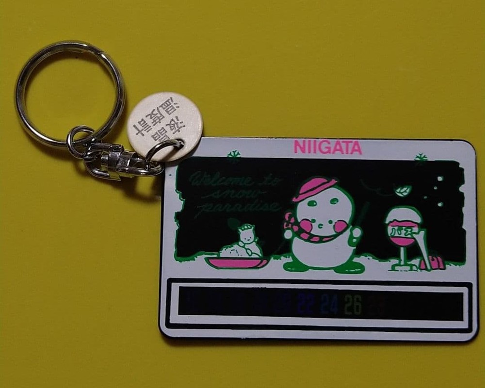Niigata Retro Keychain (with Thermometer)