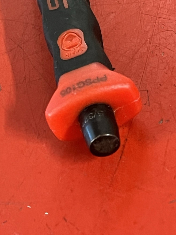 Snap-on Tools Soft Grip 5/32" Pin Punch PPSG105 Red