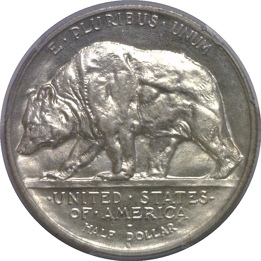 1925-S California Commemorative Half Dollar PCGS MS-64