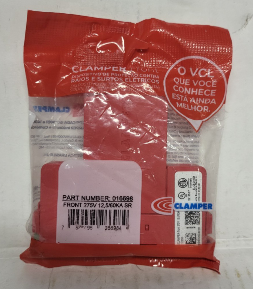 CLAMPER 016698 Front 12.5/60kA SR Surge protector (SPD) for electrical panels
