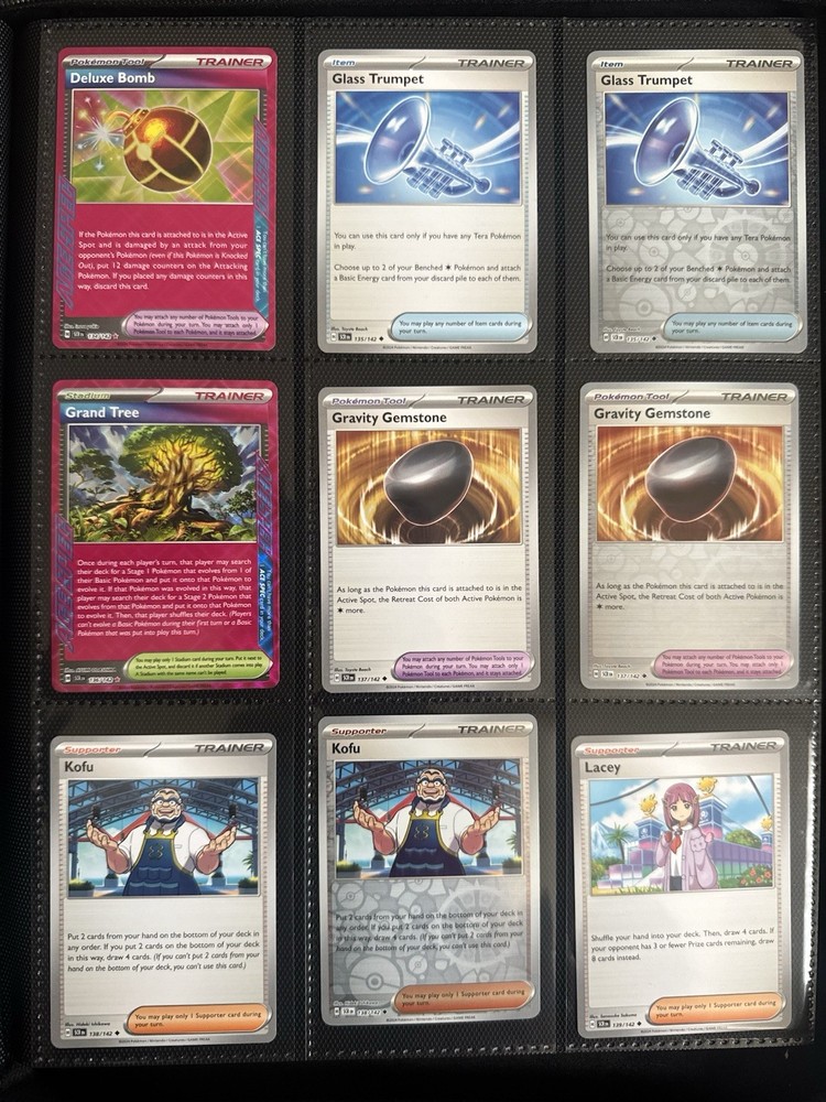 Complete Stellar Crown Base Set With Holos + EX + Energies!