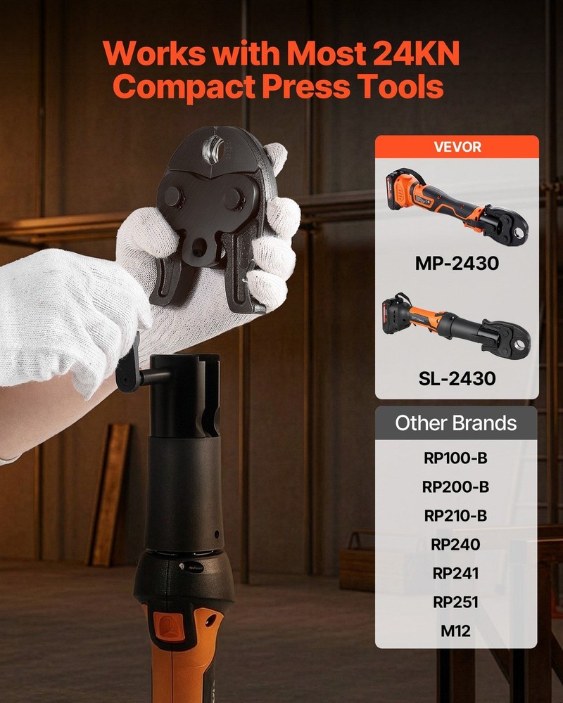 1/2" ProPress Jaw, 24KN Compact Tool Compatible